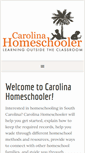 Mobile Screenshot of carolinahomeschooler.com